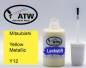 Preview: Mitsubishi, Yellow Metallic, Y12: 20ml Lackstift, von ATW Autoteile West.